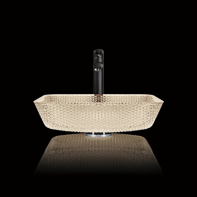 Countertop μήκους 400mm τετραγωνικό σκάφος 105mm λουτρών νεροχυτών ματαιοδοξίας
