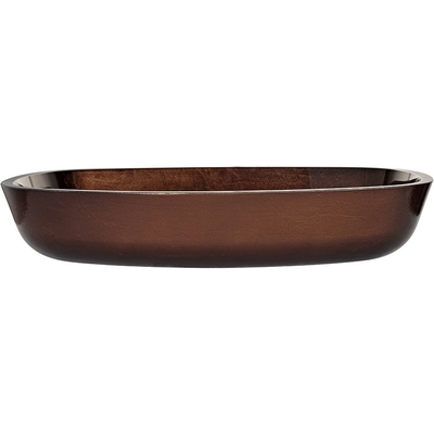 Countertop λεκανών πλυσίματος χεριών σύγχρονου σχεδίου εκλεκτής ποιότητας μεγάλο ορθογώνιο Russet καφετί
