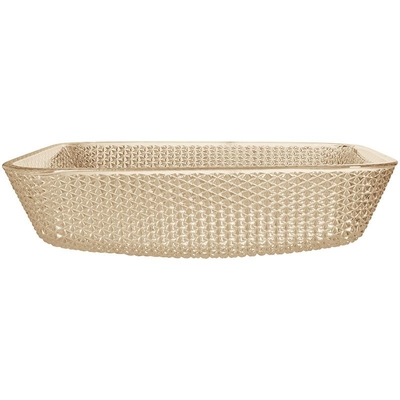 Countertop μήκους 400mm τετραγωνικό σκάφος 105mm λουτρών νεροχυτών ματαιοδοξίας