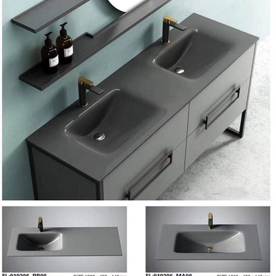 Μετριασμένο γραφείο Countertop ματαιοδοξίας λουτρών αγωγών ορείχαλκου μορφής χοανών νεροχυτών γυαλιού με το νεροχύτη