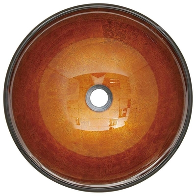 145mm μετριασμένο Countertop λουτρών νεροχυτών γυαλιού καμία αντίσταση γρατσουνιών τρυπών με το φύλλο αλουμινίου