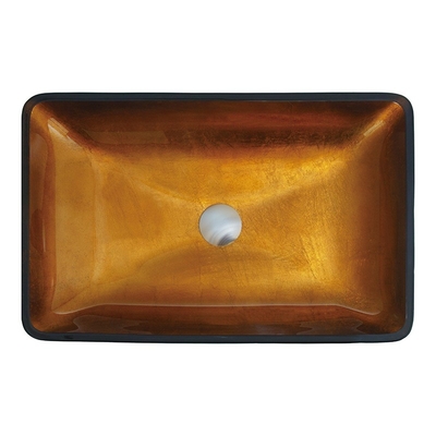Χρυσοί τοποθετημένοι Countertop εσωτερικός και εξωτερικό λεκανών πλυσίματος λουτρών ομαλοί χειροποίητοι