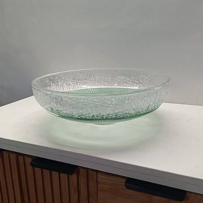 Γλυκό φινίρισμα γυάλινα δοχεία λεκάνες σύγχρονη σχεδίαση χωρίς τρύπα βιτρίνα τοποθέτηση